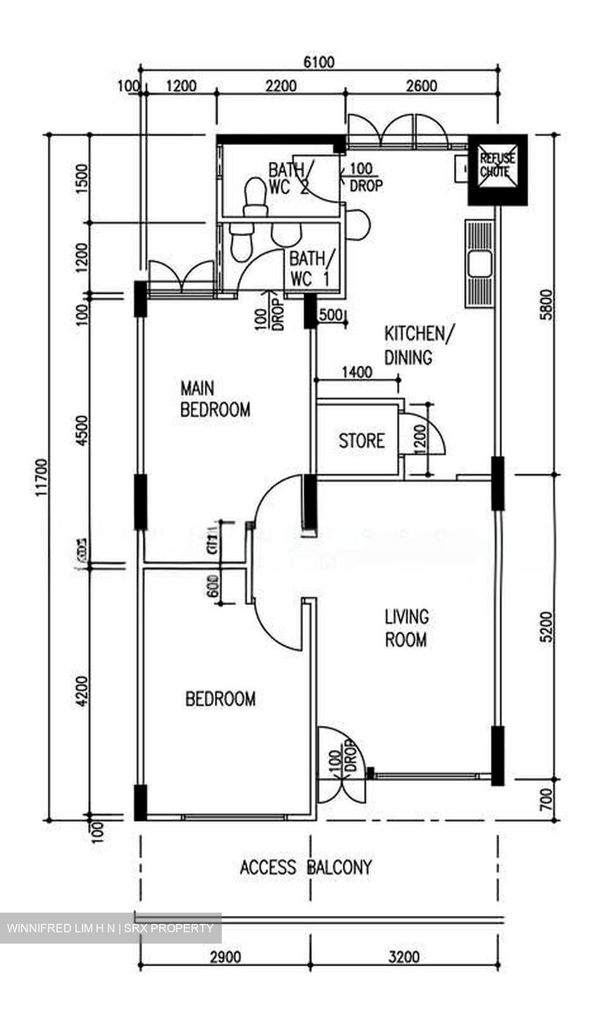 Blk 629 Hougang Avenue 8 (Hougang), HDB 3 Rooms #537704521